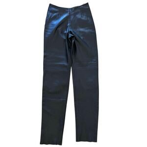 USA Bikers Dream Apparel Black Leather Motorcycle  Pants Harley Davidson